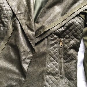 Jackets & Coats - Size small, green suede army jacket Jackets & Coats - Size small, green suede army jacket